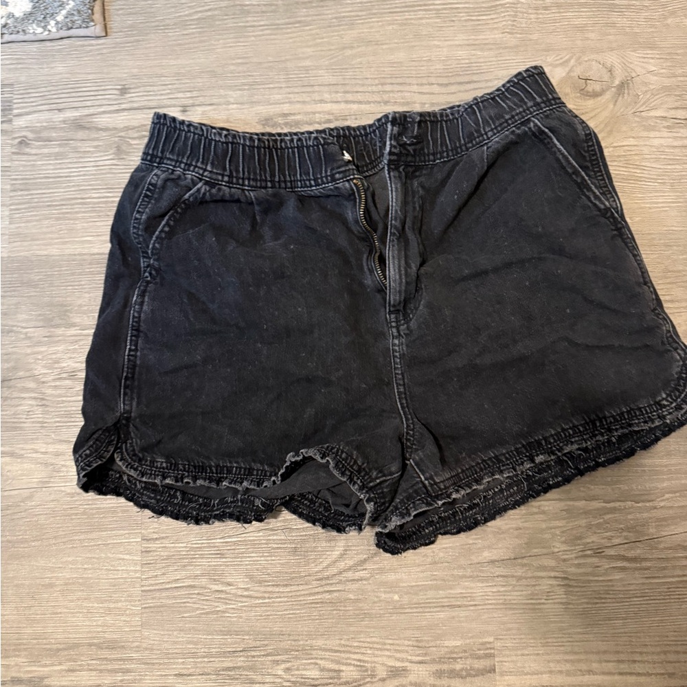American Eagle Outfitters Black High Waist Shorts
